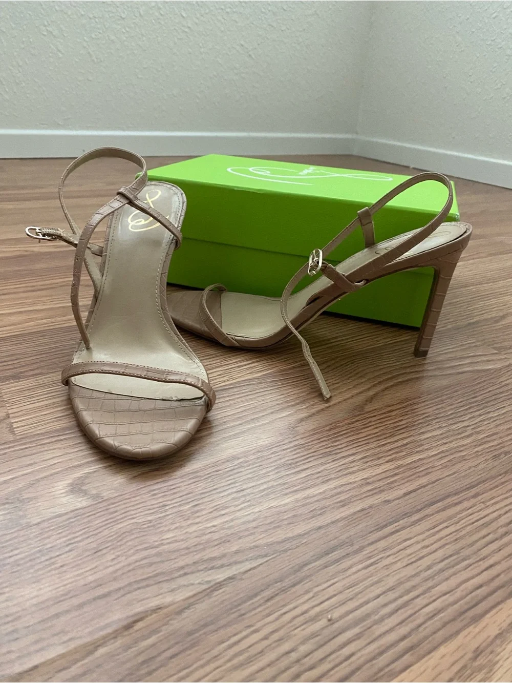 Sam Edelman Strappy Nude High Heel Sandals
